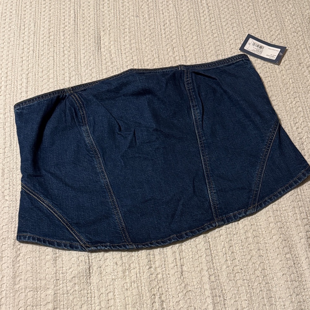 Women’s Universal Thread Denim Corset Top